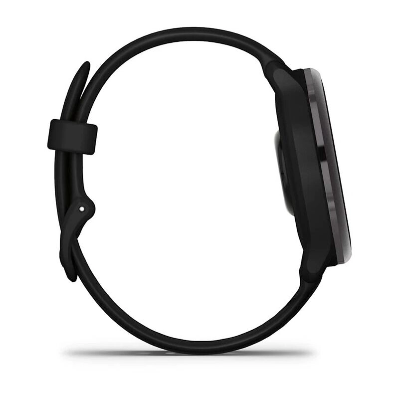Смарт-часы Garmin Vivoactive 6 - 42 mm, Темно-серый, черный силиконовый ремешок