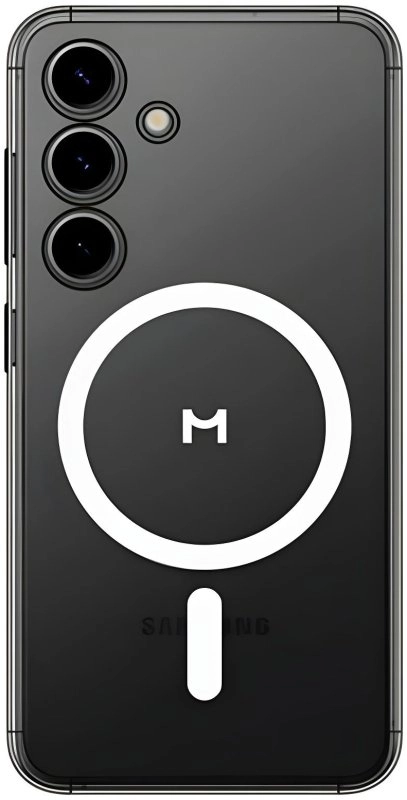 Чехол Magssory для Samsung Galaxy S25 Ultra, поликарбонат, с магнитами, прозрачный