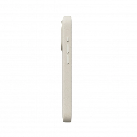 Чехол для iPhone 15 Pro Eco Leather Case Ivory