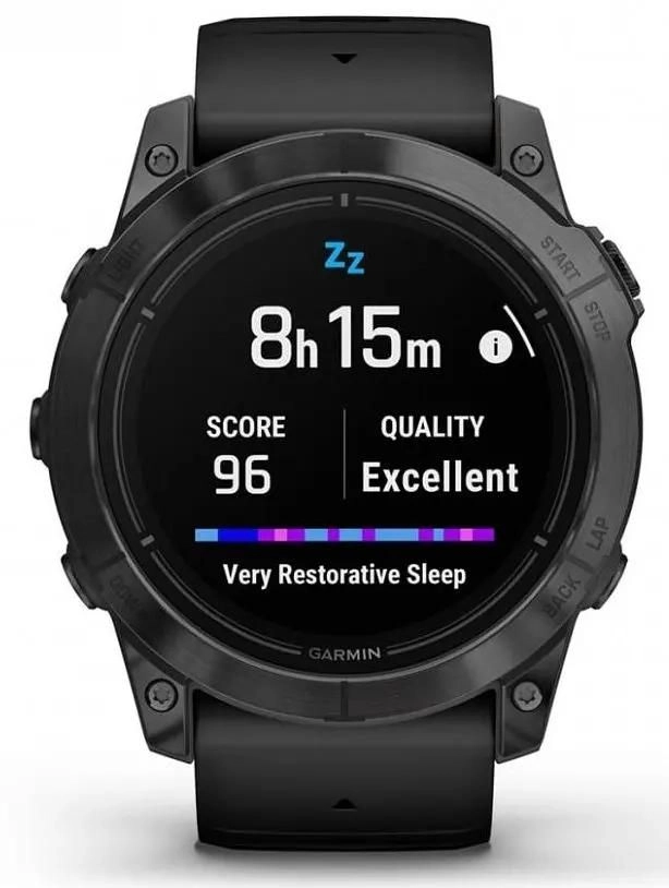Смарт-часы Garmin Epix Pro (Gen 2) Standard Edition - 51 mm, Серый, черный силиконовый ремешок