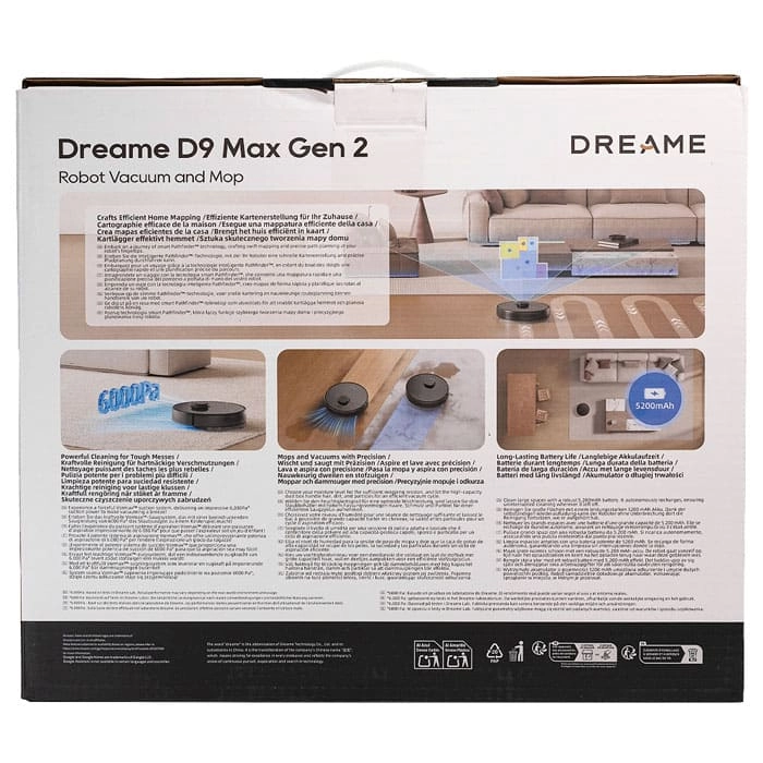 Робот-пылесос Dreame D9 MAX Black Global version Черный