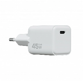 Компактное сетевое зарядное устройство Magssory Nano 45W GaN, белый
