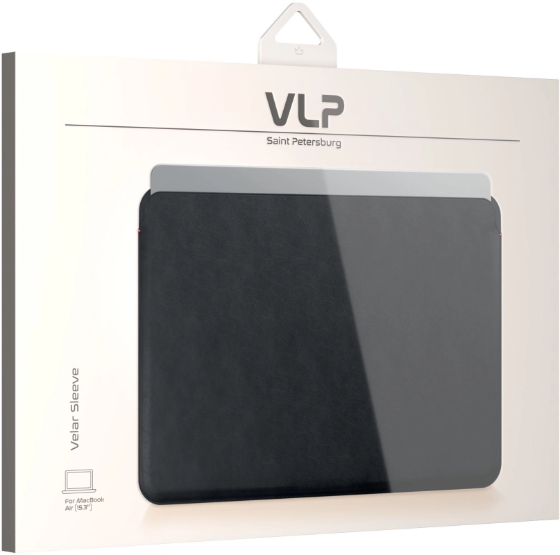 Чехол VLP Velar Sleeve для MacBook Air 15.3", кожа,  Черный