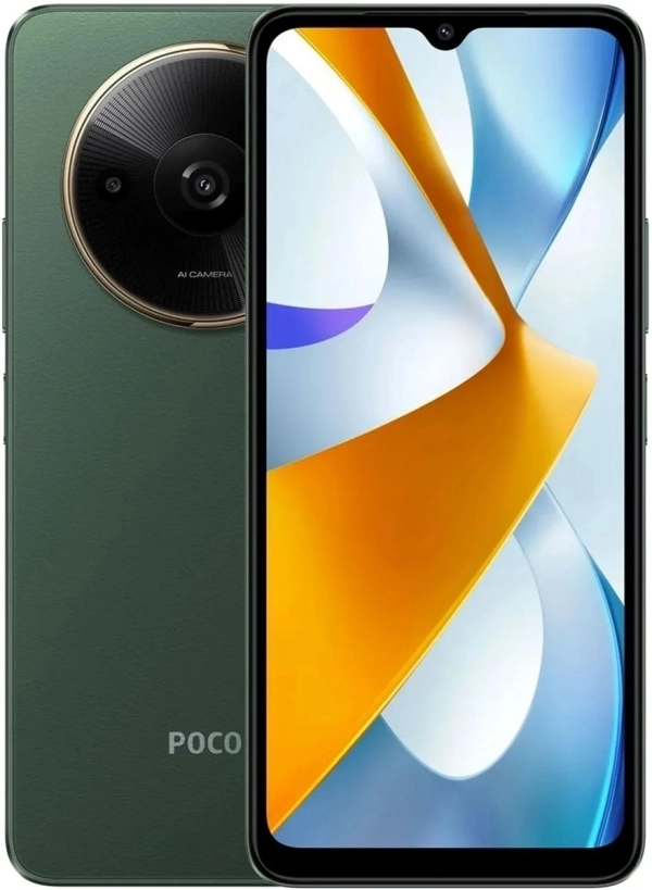 Смартфон Xiaomi Poco C61 | 3/64 ГБ Зеленый