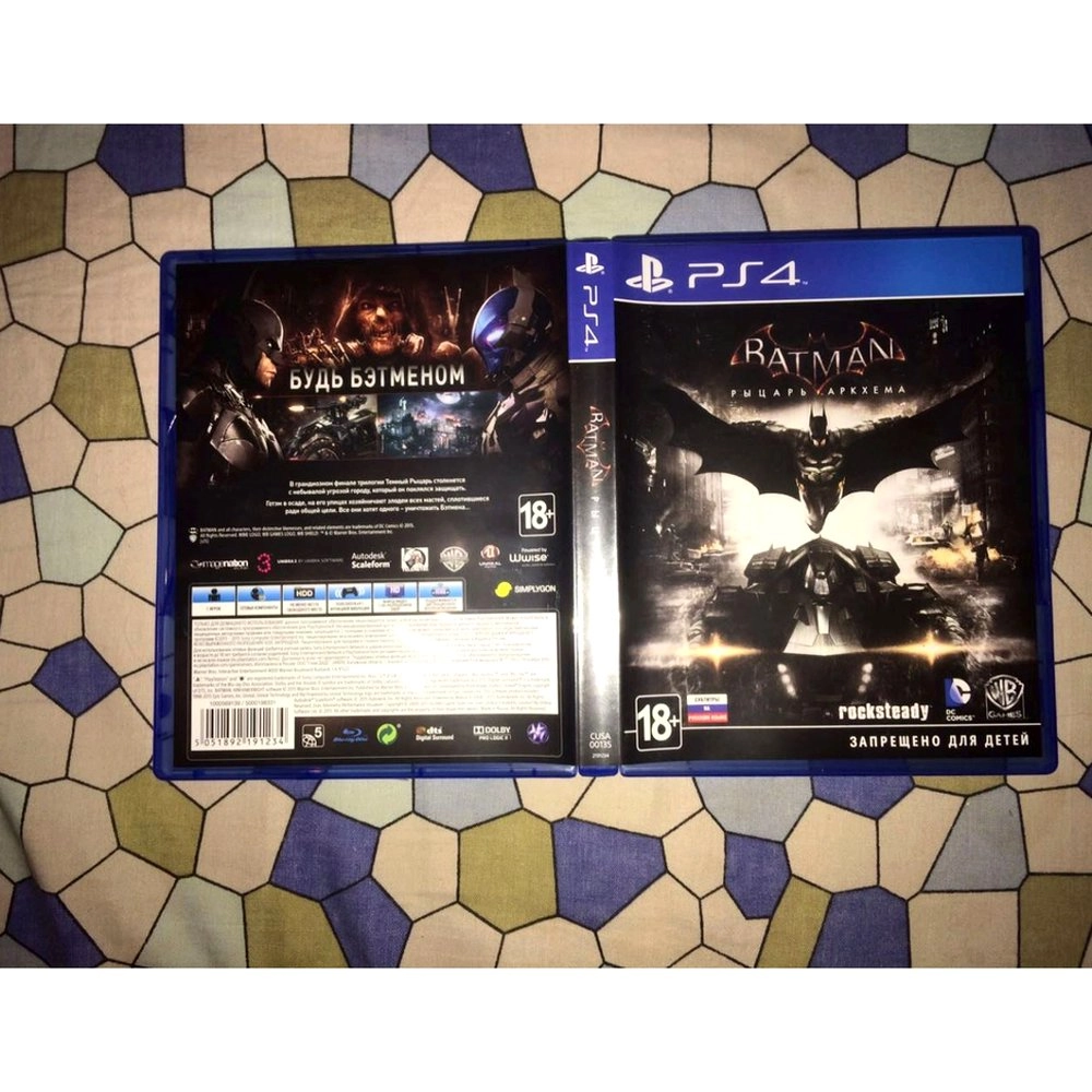 Игра Batman: Рыцарь Аркхема (Хиты PlayStation), русские субтитры (PS4)