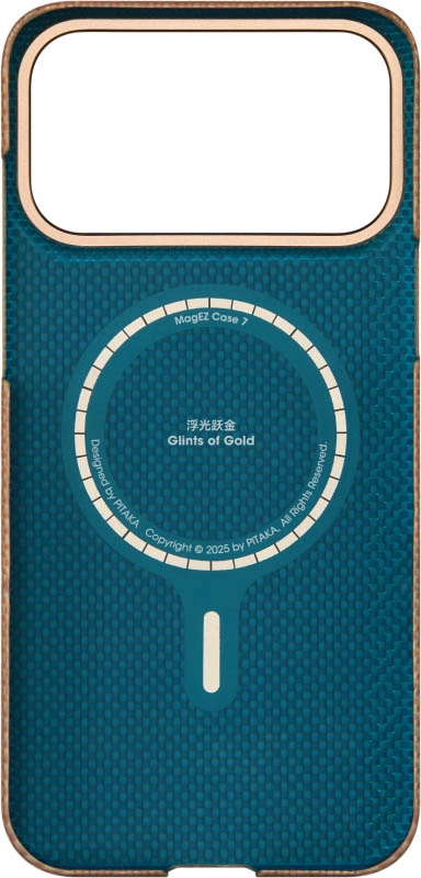 Чехол Pitaka Ultra-Slim Case для iPhone 17 Pro Max, Golden Glint