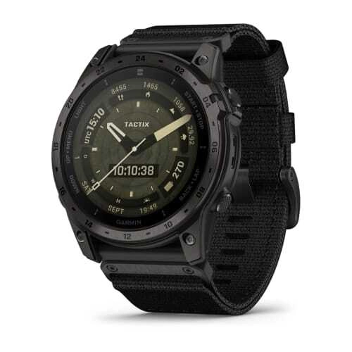 Смарт-часы Garmin Tactix 7 Amoled Edition - 51 mm, черный с черным нейлоновым ремешком