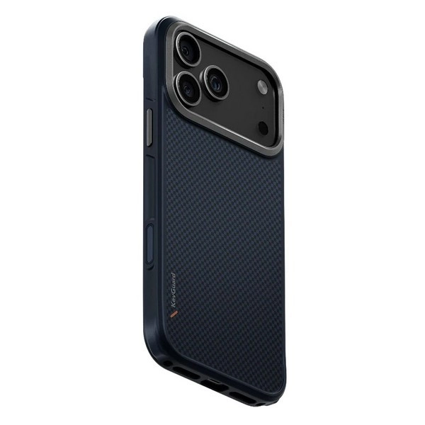 Чехол Uniq для iPhone 17 Air KEVA Kevlar Trabce Blue (MagSafe)