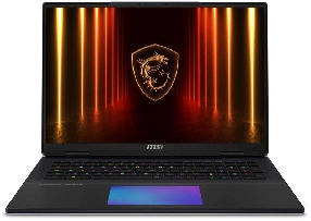 Игровой ноутбук MSI Titan 18 HX AI A2XWJG-614US (Intel Core Ultra 9 285HX/64Gb/6Tb SSD/18.0/Geforce RTX 5090 24Gb) Черный