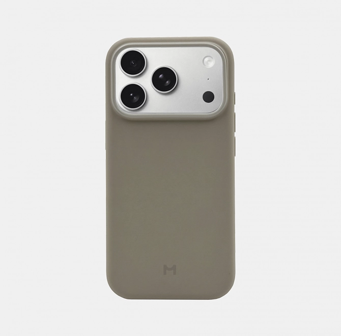 Чехол Magssory для Apple iPhone 17 Pro, силикон, с магнитами, с MagSafe, Ivory