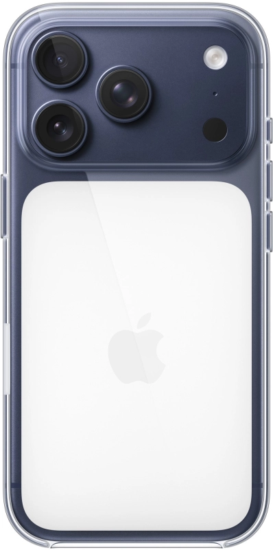 Чехол Apple для iPhone 17 Pro Max Silicone MagSafe, Прозрачный