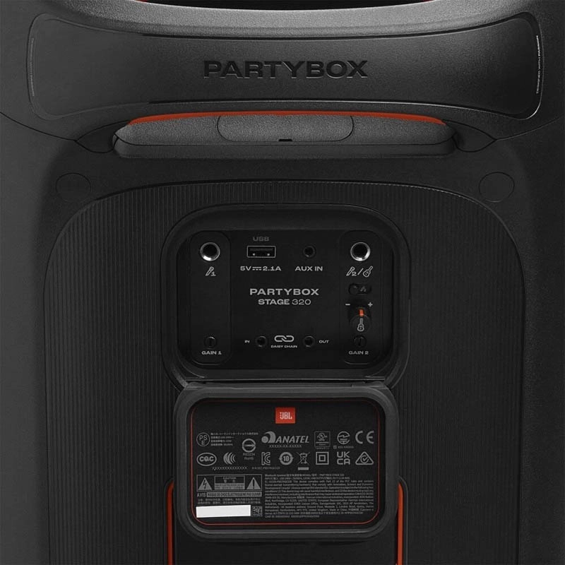 Портативная акустика JBL PartyBox Stage 320, Black