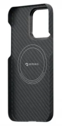 Чехол Pitaka MagEZ Case 3 для iPhone 14 Pro (6.1"), черно-серый, Кевлар 1500D