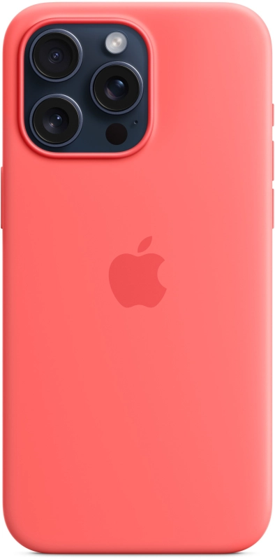 Чехол Apple MagSafe для iPhone 15 Pro Max, Силикон, спелый нектарин