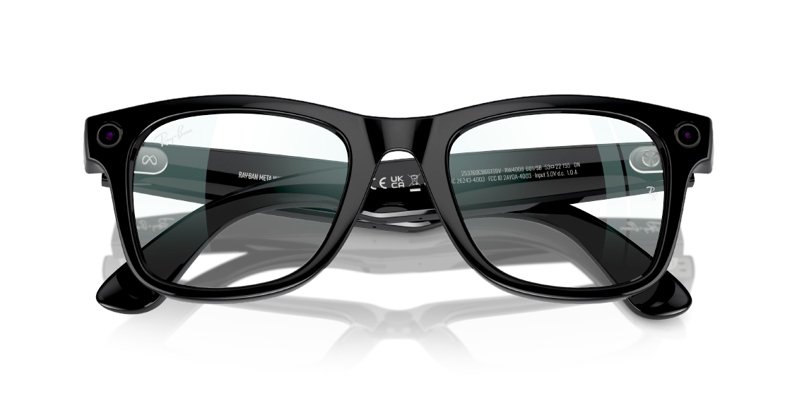 Умные очки Ray-Ban Meta Wayfarer RW4008 601/SB, размер M