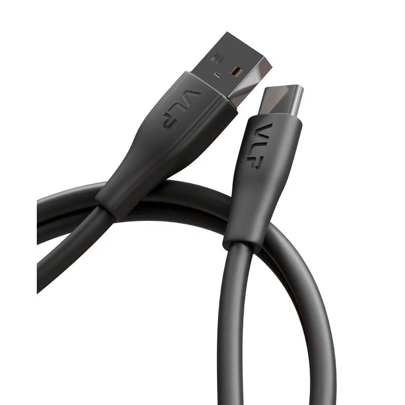 Кабель VLP LITE Color Line USB-C 60W 1 м Черный