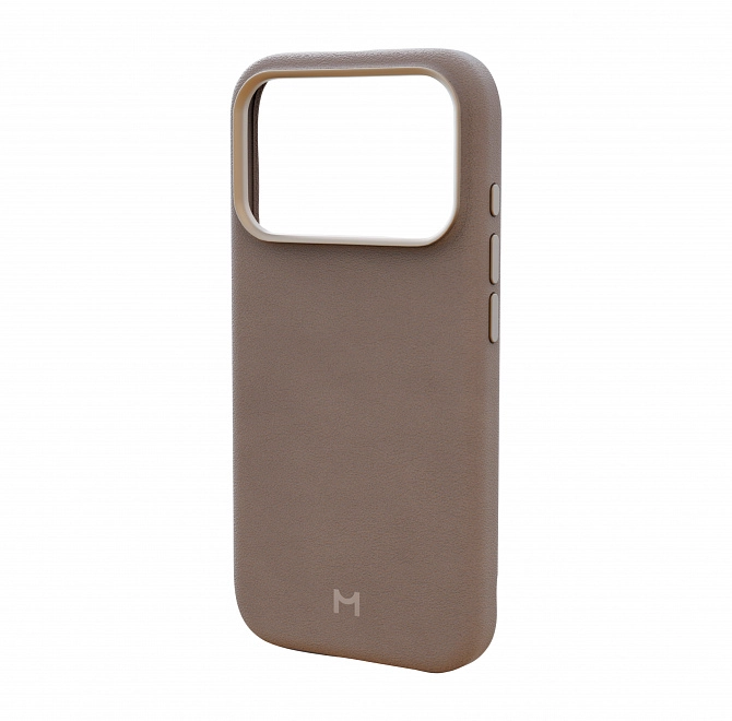 Чехол Magssory Eco-Leather Case для iPhone 17 Pro Max с MagSafe, Латте