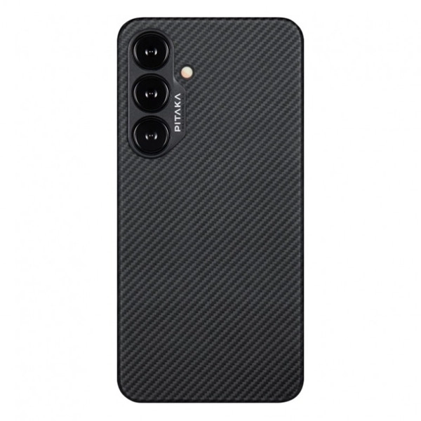 Чехол Pitaka MagEZ 4 Case для Samsung S24, Black/Grey Twill (KS2401)