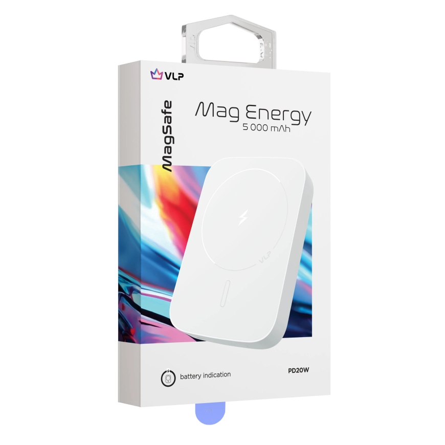 Внешний аккумулятор VLP Mag Energy 5000 мАч, Белый