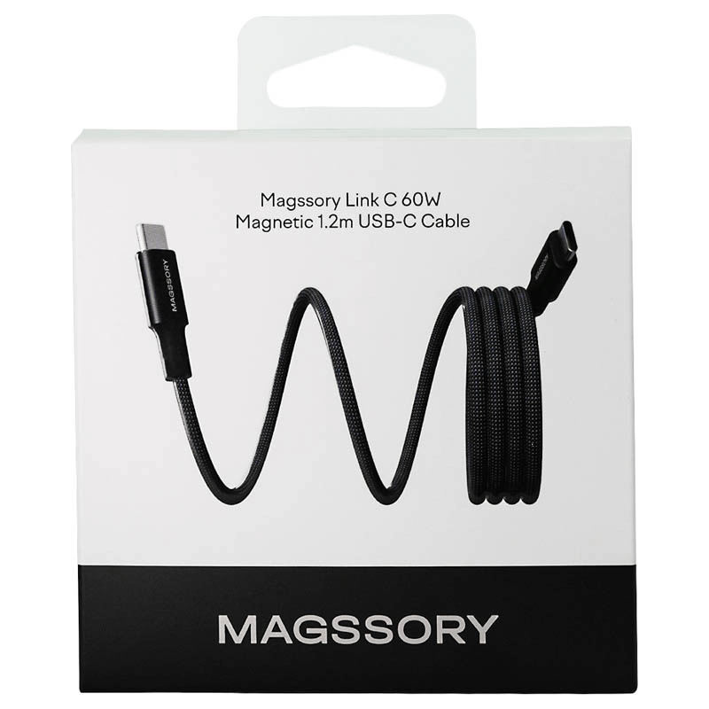 Магнитный кабель Magssory Link Lightning 60W Black