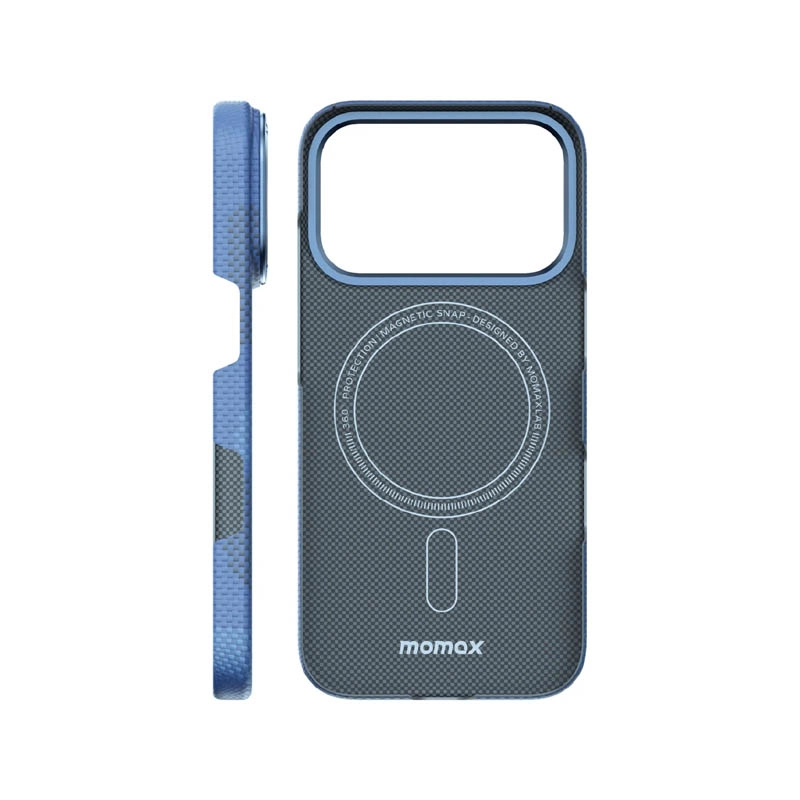 Чехол Momax Aramid Magnetic iPhone 17 Pro, Синий