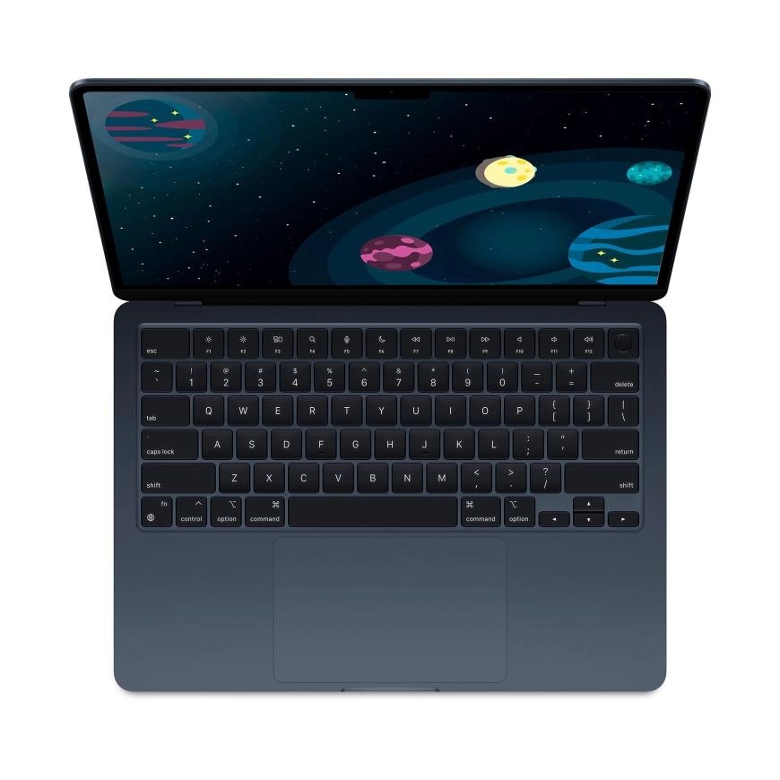 Ноутбук MacBook Air 13" M2 (2022) 8C CPU/8C GPU, 16 ГБ RAM, 256 ГБ SSD, Midnight Black