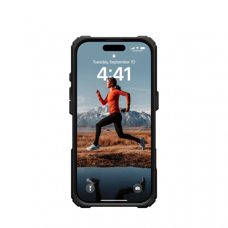Чехол UAG Plasma XTE для iPhone 16 Pro, черный/оранжевый