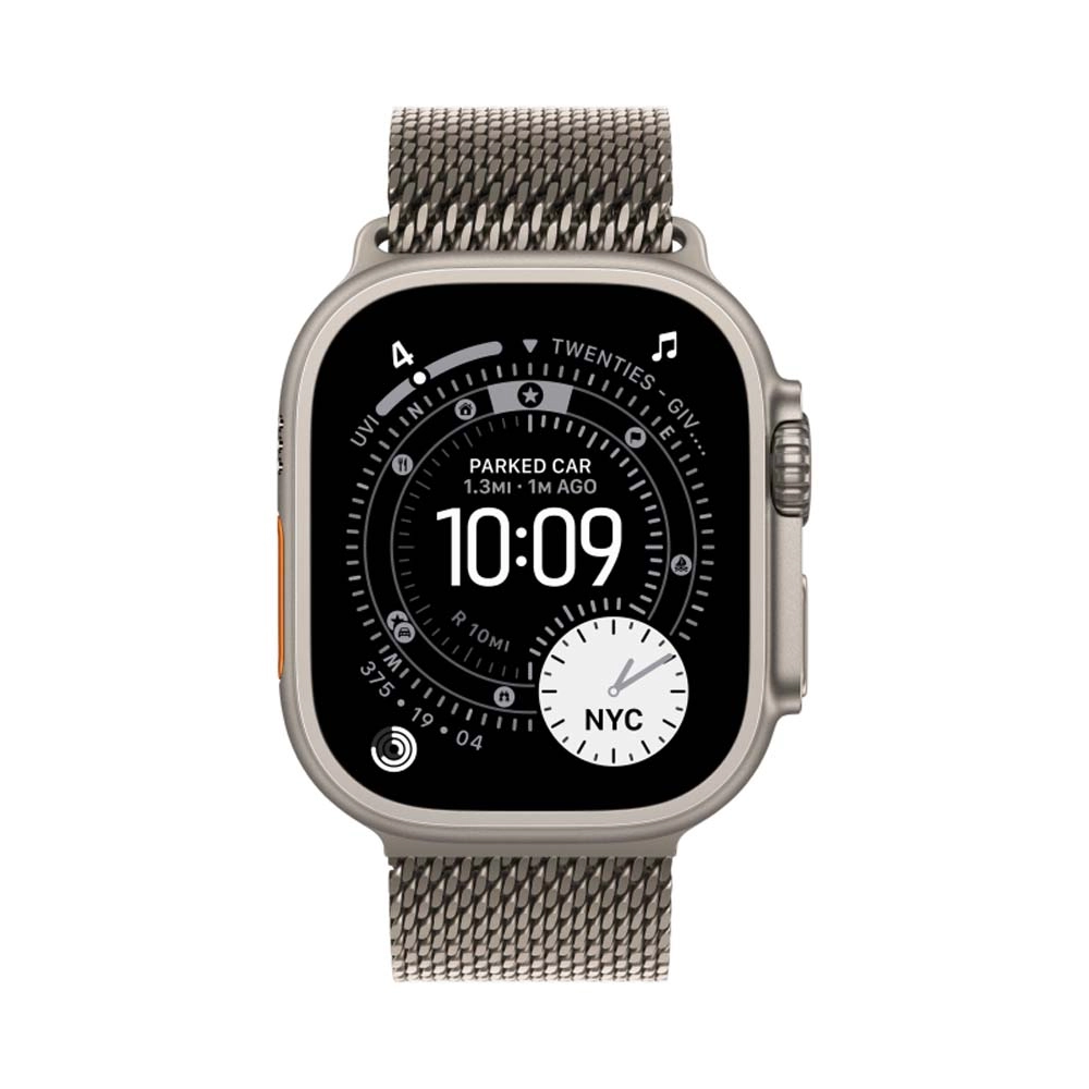 Смарт-часы Apple Watch Ultra 3 - 49 mm Natural Titanium case | ремешок Milanese Loop | Natural, L