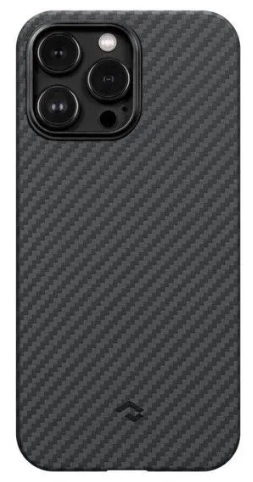 Чехол Pitaka MagEZ Case 3 для iPhone 14 Pro Max (6.7"), черно-серый, Кевлар 1500D