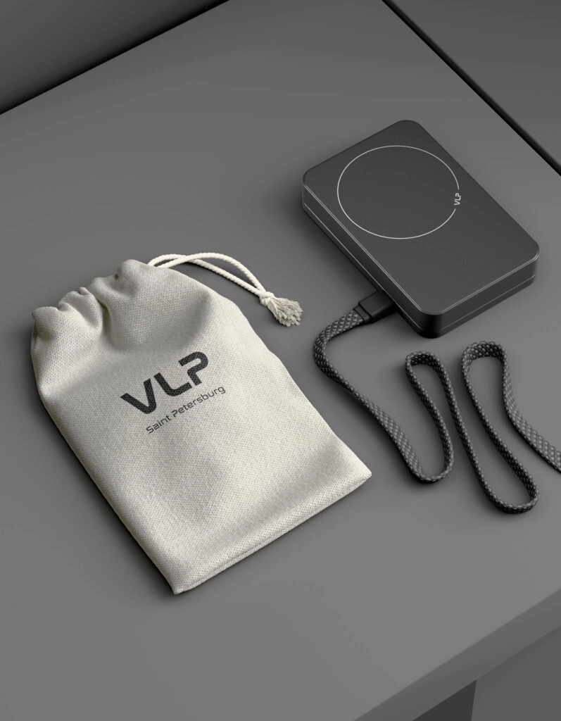 Внешний аккумулятор VLP Diamond Energy Pro MagSafe Qi2, 10000 мА·ч, черный