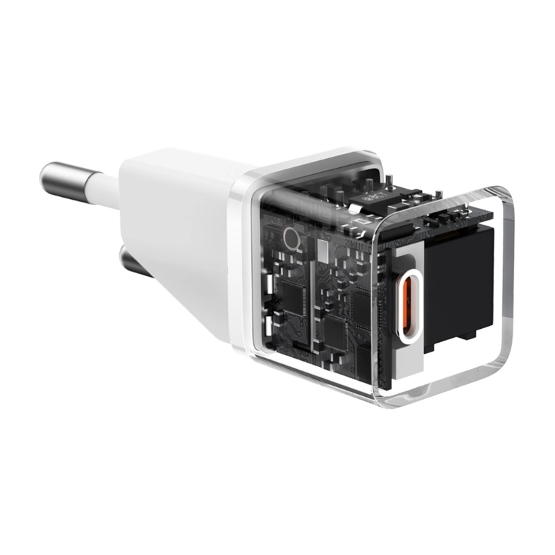 Сетевое зарядное устройство OS-Baseus GaN5 Fast Charger(mini) 1C 20W EU (CCGN050102) Белое
