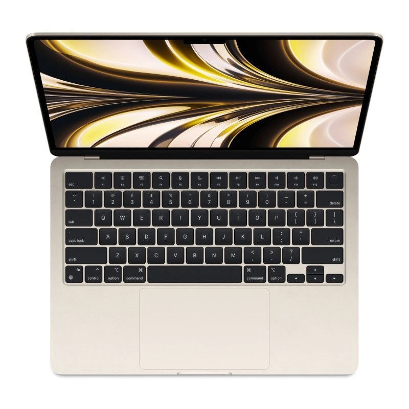 Ноутбук Apple MacBook Air 13" M2 (2022) 8C CPU/10C GPU, 8 ГБ RAM, 512 ГБ SSD, Starlight