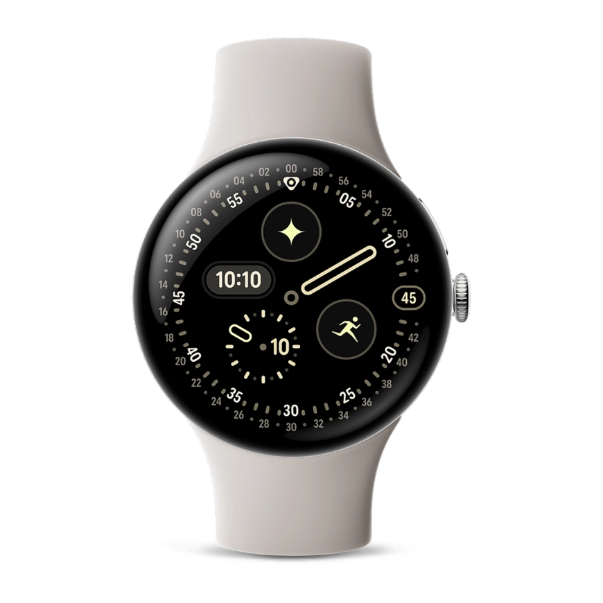 Умные часы Google Pixel Watch 4, 45мм Белый