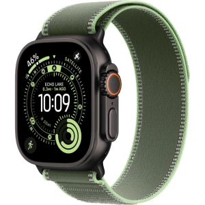Смарт-часы Apple Watch Ultra 3 - 49 mm Black Titanium case | ремешок Trail Loop | Green/Neon, S/M