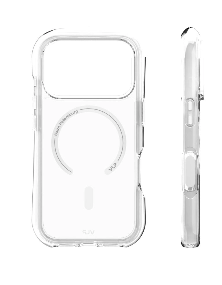 Чехол VLP Bubble Case с MagSafe для iPhone 17 Pro Max, белый