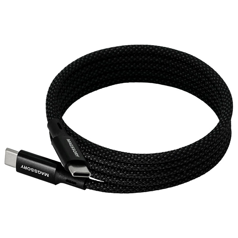 Магнитный кабель Magssory Link Lightning 60W Black