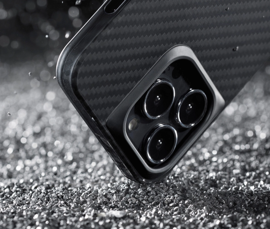 Чехол Pitaka MagEZ Pro 3 для iPhone 14 Pro, Кевлар, черно-серый