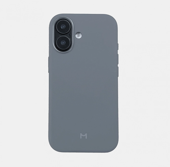 Чехол Magssory для Apple iPhone 17, силикон, с магнитами, с MagSafe, Gray