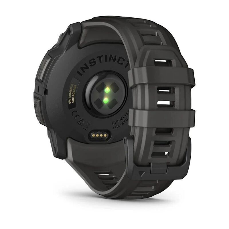 Смарт-часы Garmin Instinct 3 - 50 mm, Amoled, Черный, угольно-черный ремешок