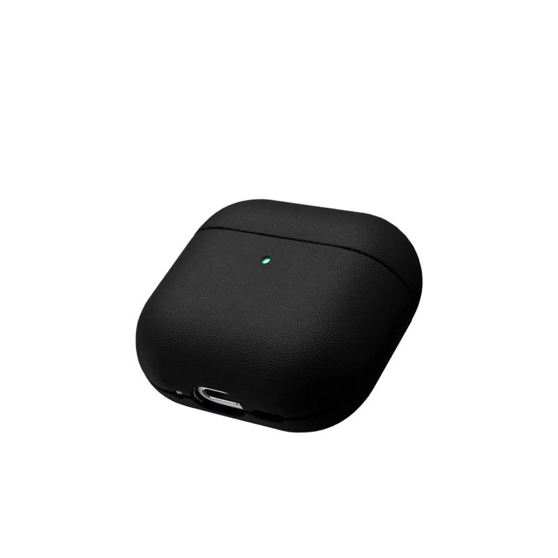 Чехол K-DOO LUXCRAFT Precision Protection for Airpods 4 премиальная кожа Черный