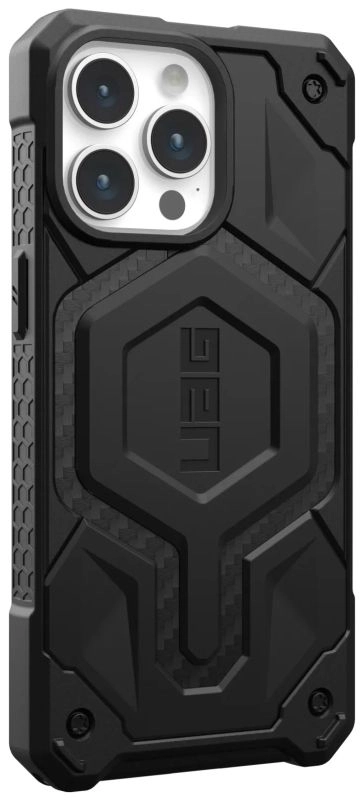 Чехол с поддержкой MAGSAFE Uag Monarch Pro для iPhone 15 Pro Max, цвет  карбон