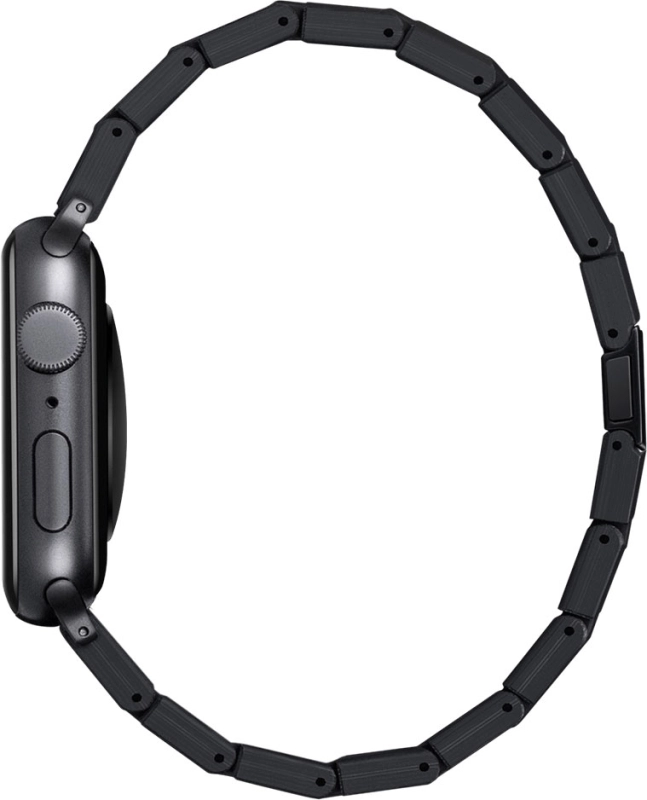 Ремешок Pitaka Retro для Apple Watch, 42/44/45мм, карбон, черно-серый