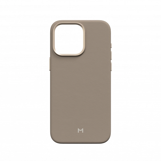 Чехол для iPhone 15 Pro Max Eco Leather Case Latte