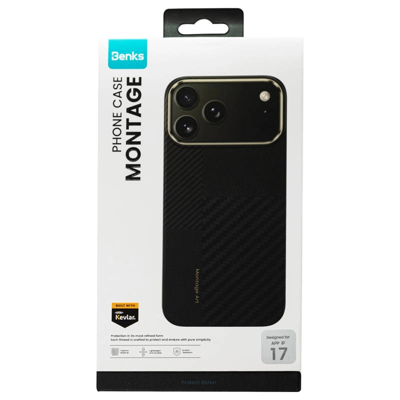 Чехол Benks Montage ArmorAir 600D iPhone 17 черный