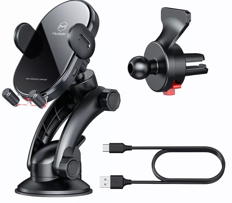 Автодержатель Mcdodo Wireless Charger Qi 15W CH-7620 Black