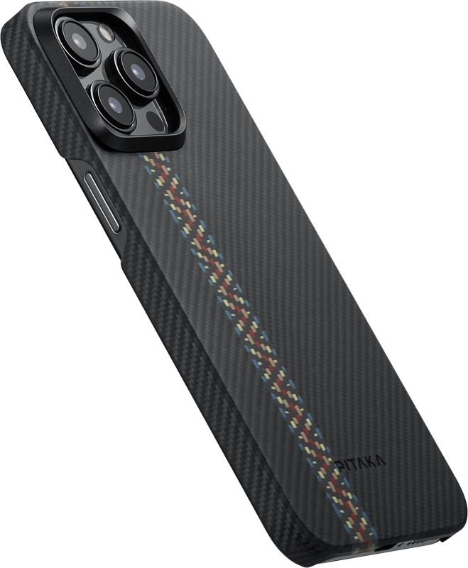 Чехол Pitaka Fusion Weaving MagEZ Case 4 для iPhone 15 Pro, рапсодия