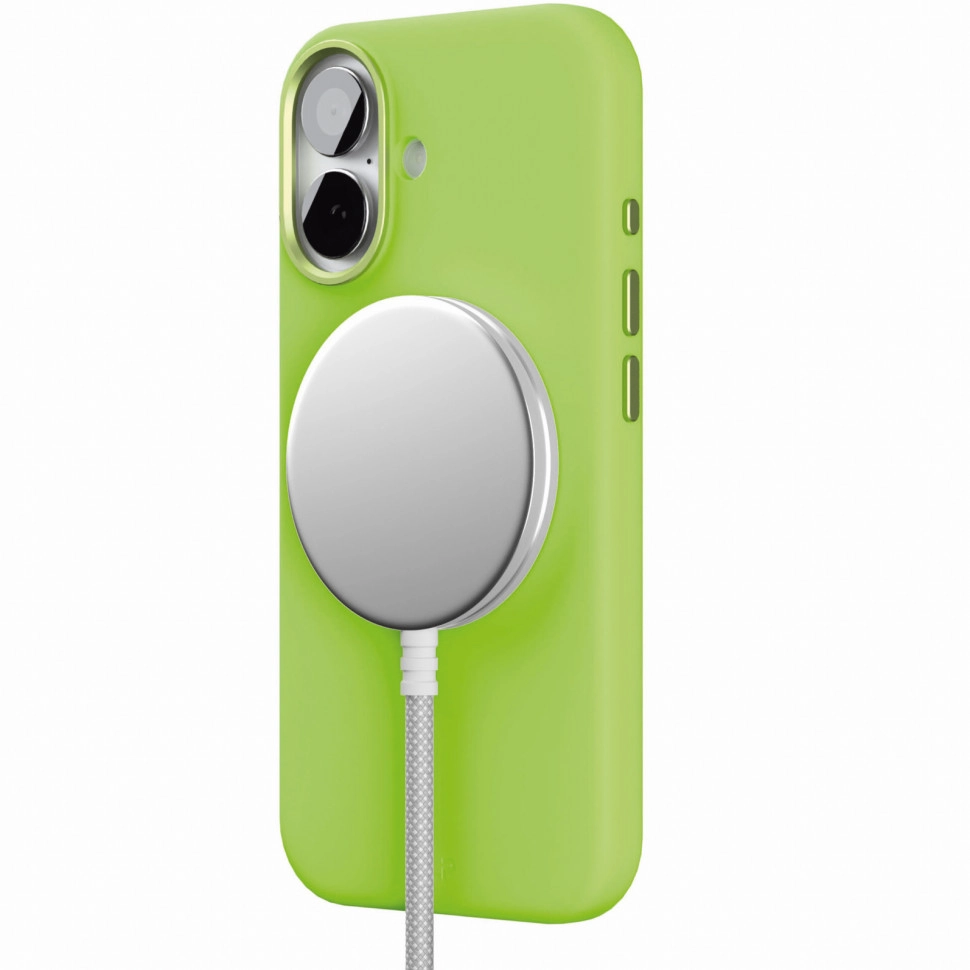 Силиконовый чехол MagSafe VLP Aster Pro Case для iPhone 17 (Лайм | Lime)