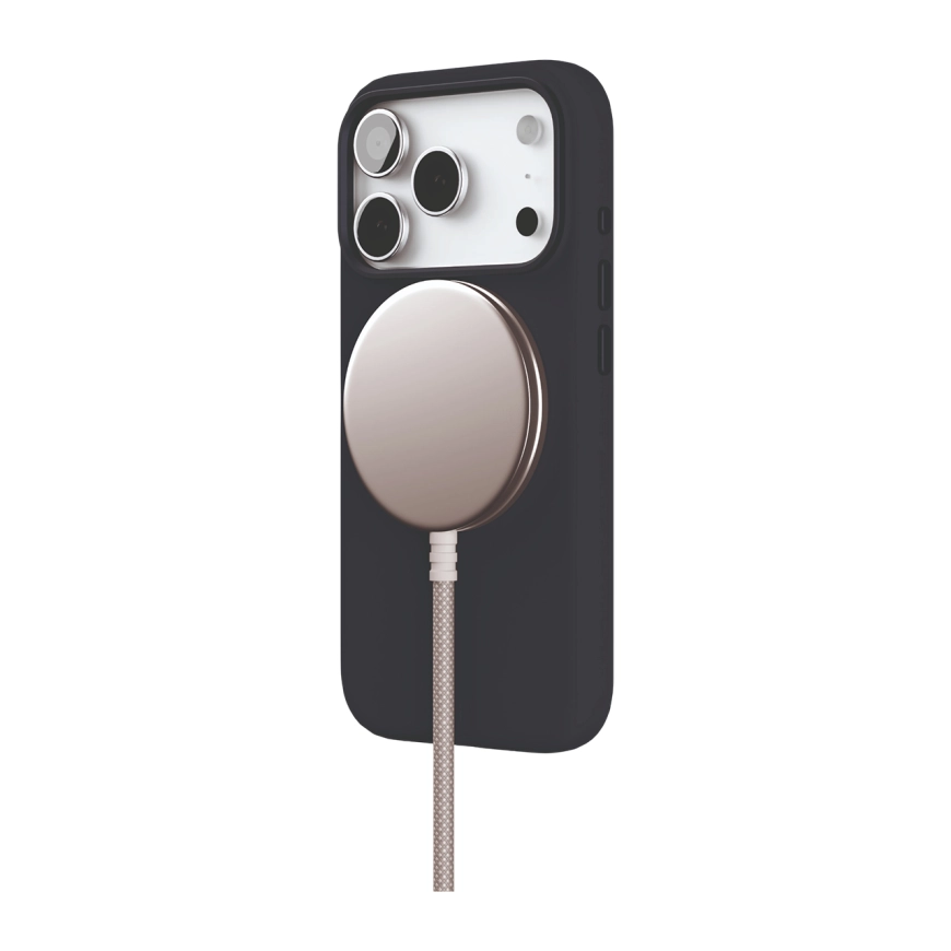Силиконовый чехол MagSafe VLP Aster Pro Case для iPhone 17 Pro, Темно-синий