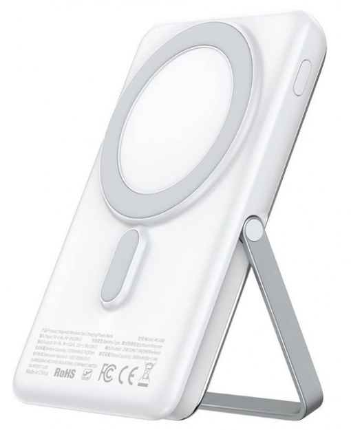 Внешний Аккумулятор MCDODO 10000 mAh GoPower Magnetic Magsafe 15W MC-0692 White