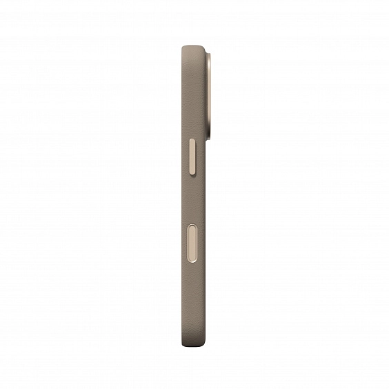 Чехол для iPhone 16 Pro Eco Leather Case Latte